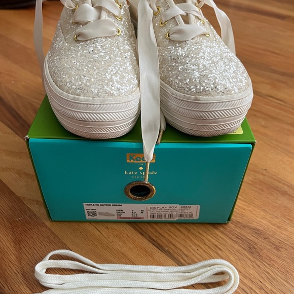 Glitter Cream Keds Kate Spade 7 - Picture 4 of 4